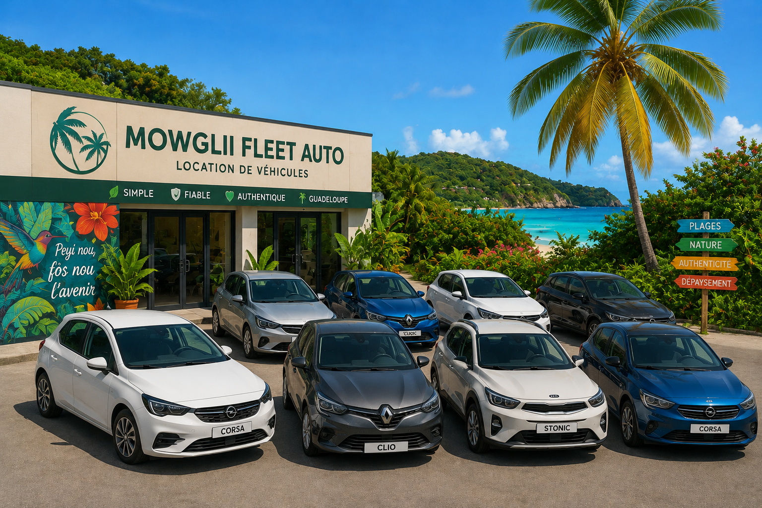 Parc Mowgli Fleet Auto — Guadeloupe
